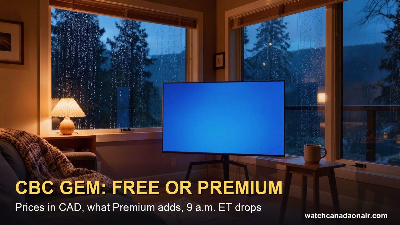 Is CBC Gem Free in Canada? What Premium Costs and What It Adds